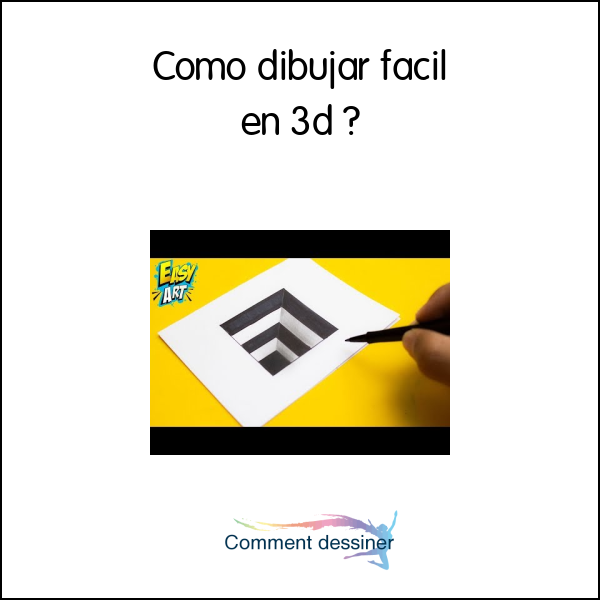 Como dibujar facil en 3d